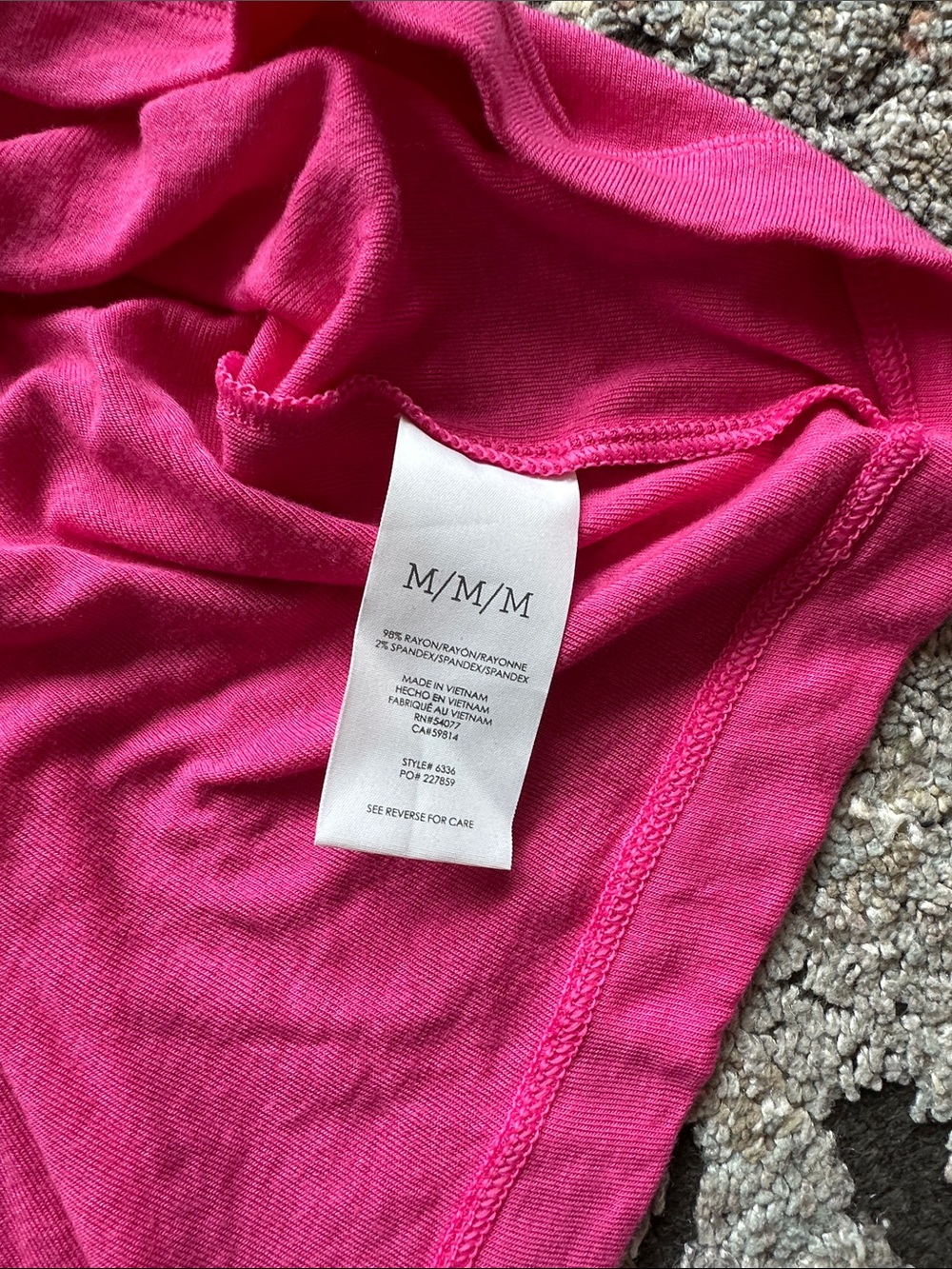 CAbi Women's Fuchsia Short Sleeve Tee - Picture 5 of 5